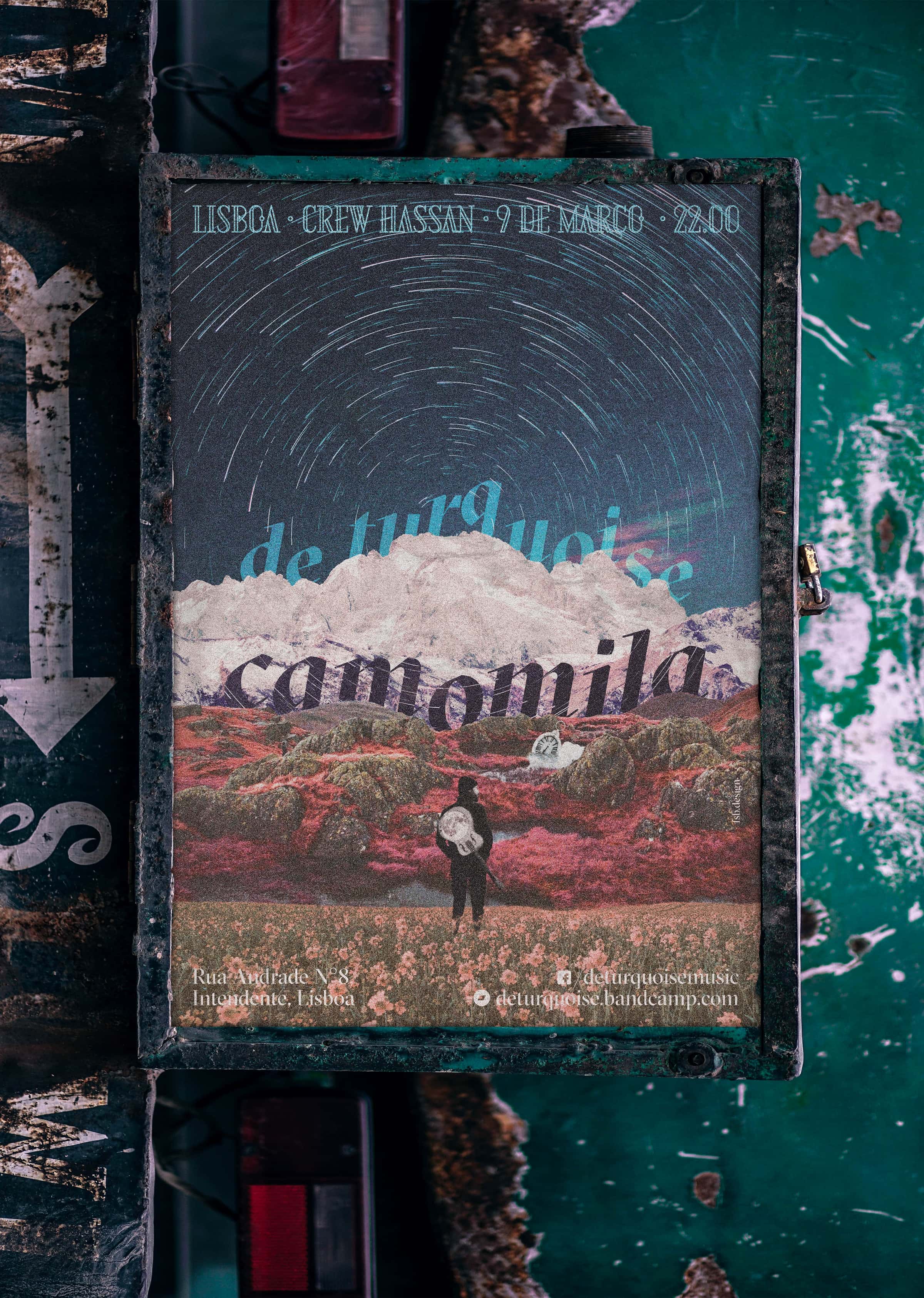 De Turquoise’s “Camomila” concert poster