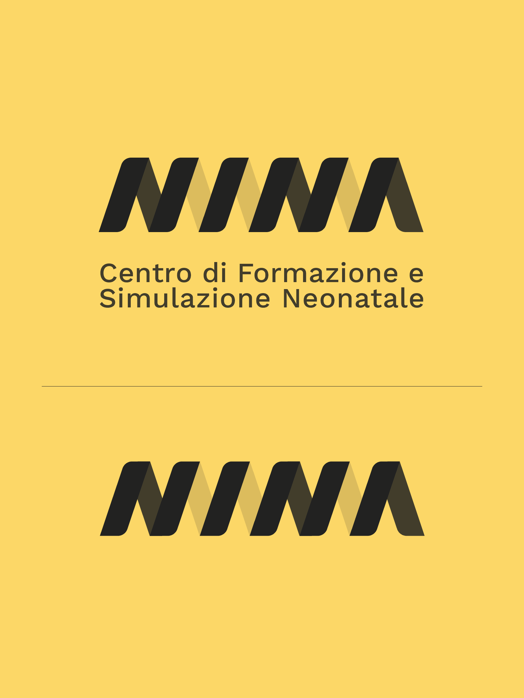 NINA logo monochrome black