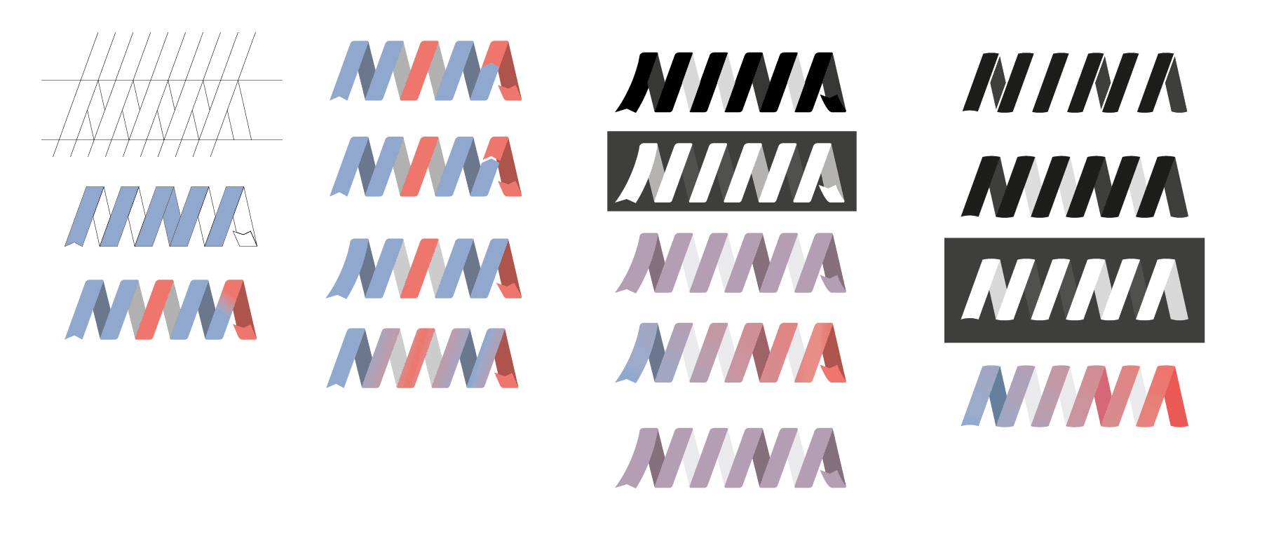 NINA Logo Evolution