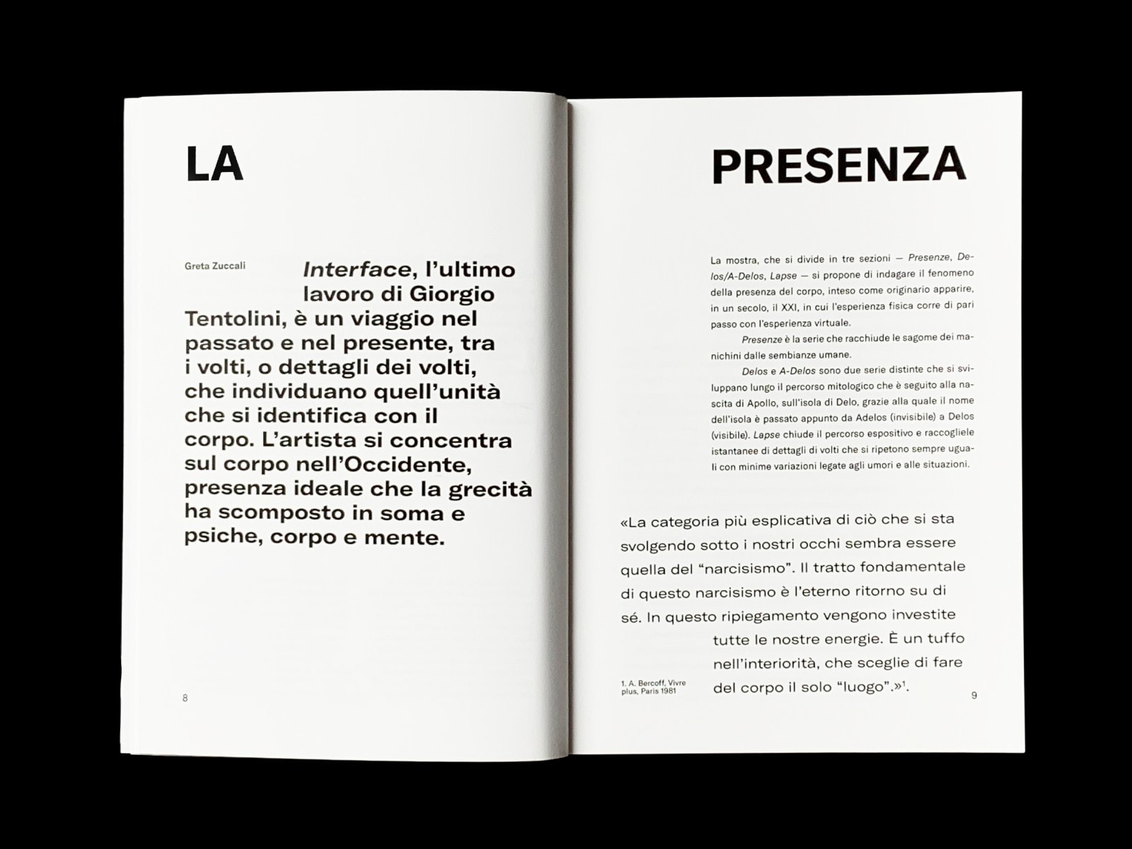 Interface / Giorgio Tentolini / HUB/ART exhibition